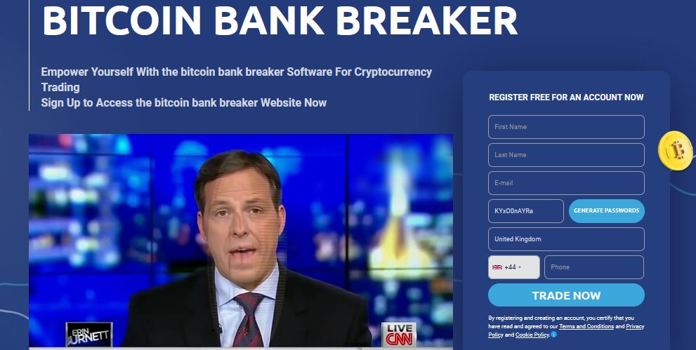 Bitcoin Bank Breaker App