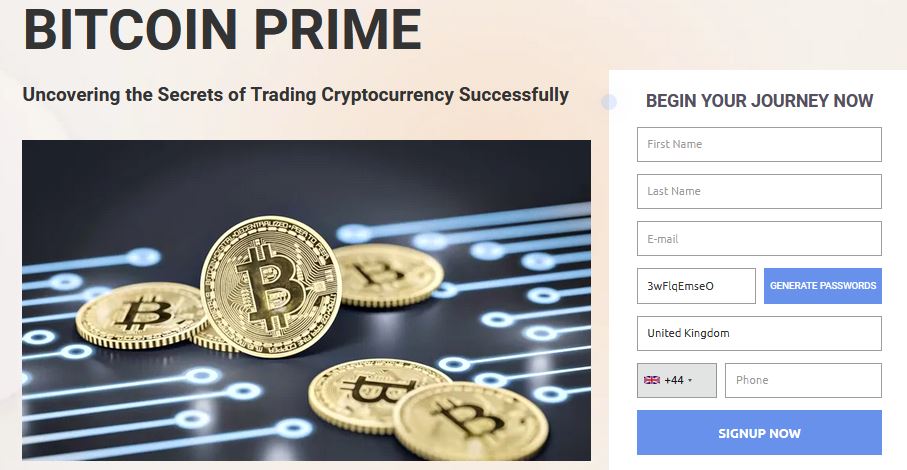 Bitcoin Prime Trading Platform