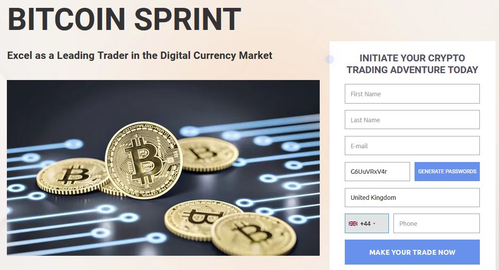 Bitcoin Sprint App