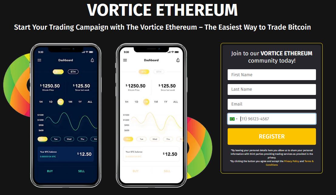 Vortice Ethereum App