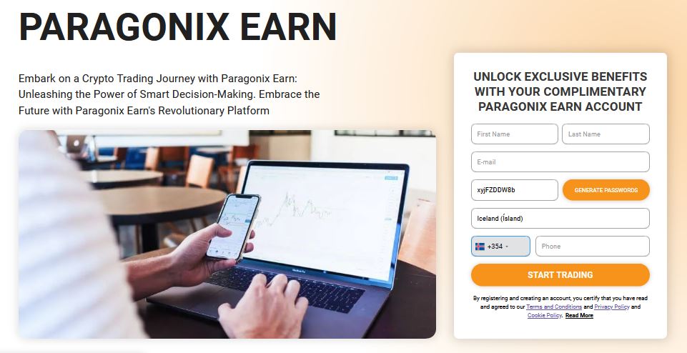 Paragonix Earn Platform